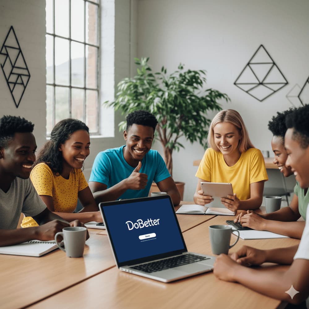 Happy student learning with DoBetter